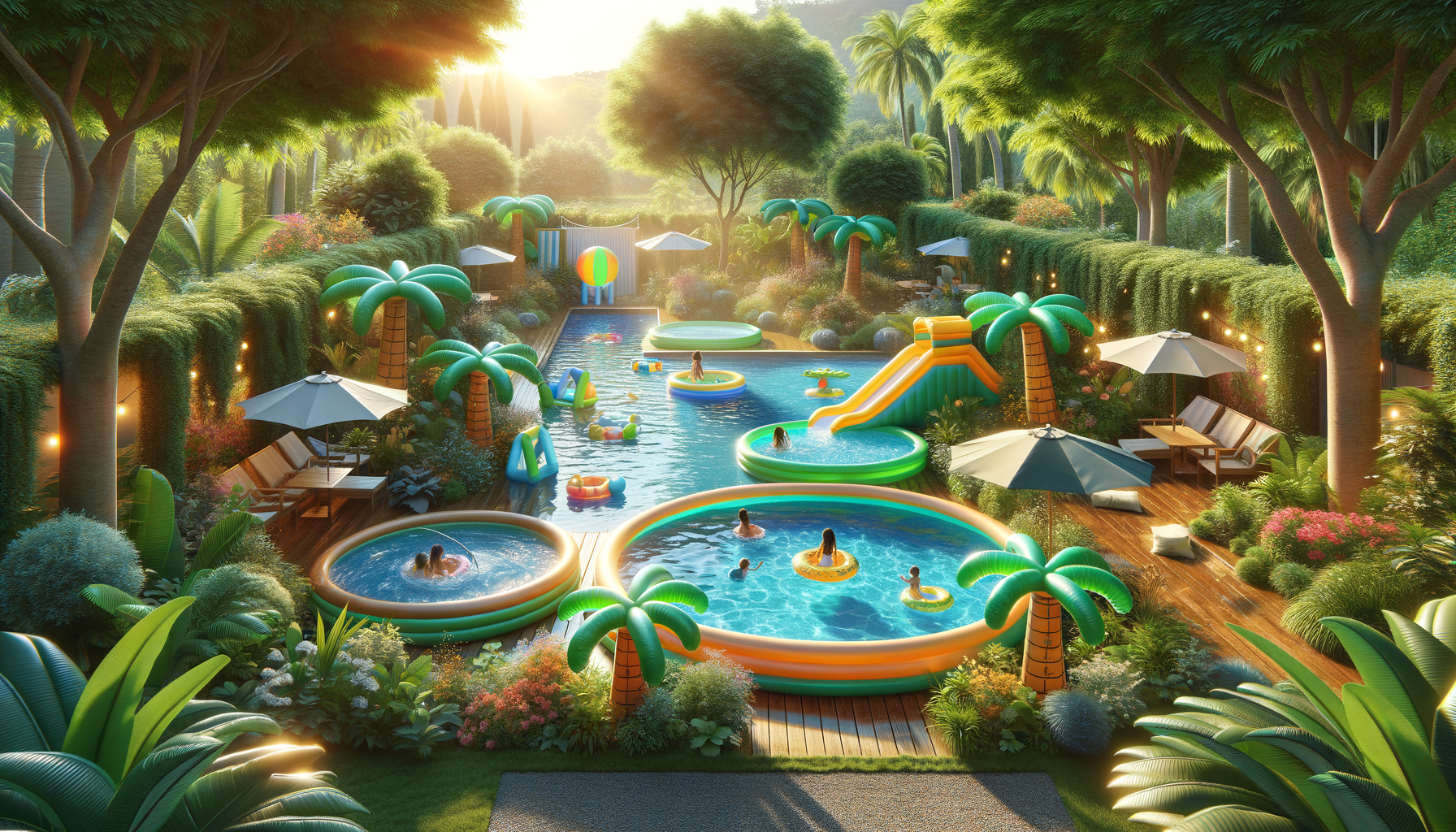 Create Your Own Water Paradise with Inflatable Pools