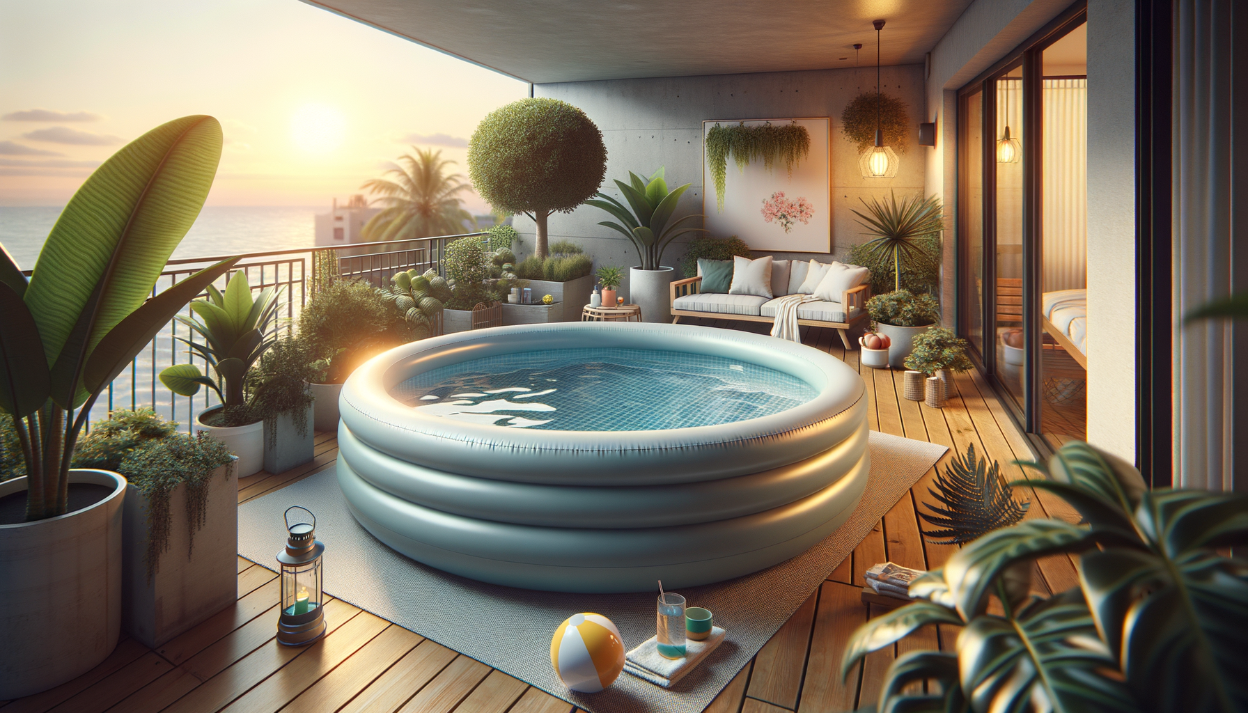 Compactas y Frescas: Piscinas Hinchables para Espacios Más Pequeños