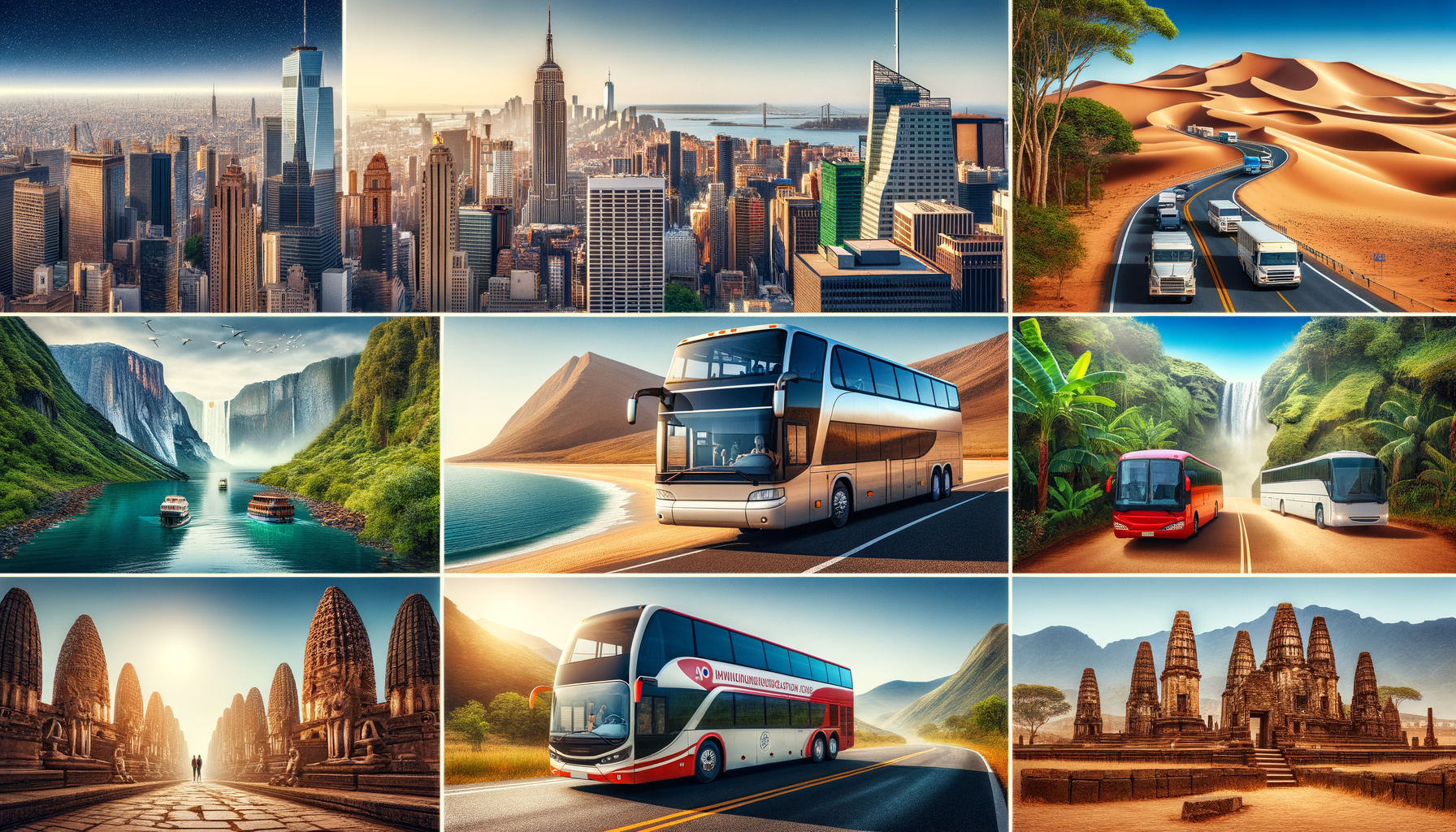 Tipos Populares de Excursões de Autocarro em Todo o Mundo