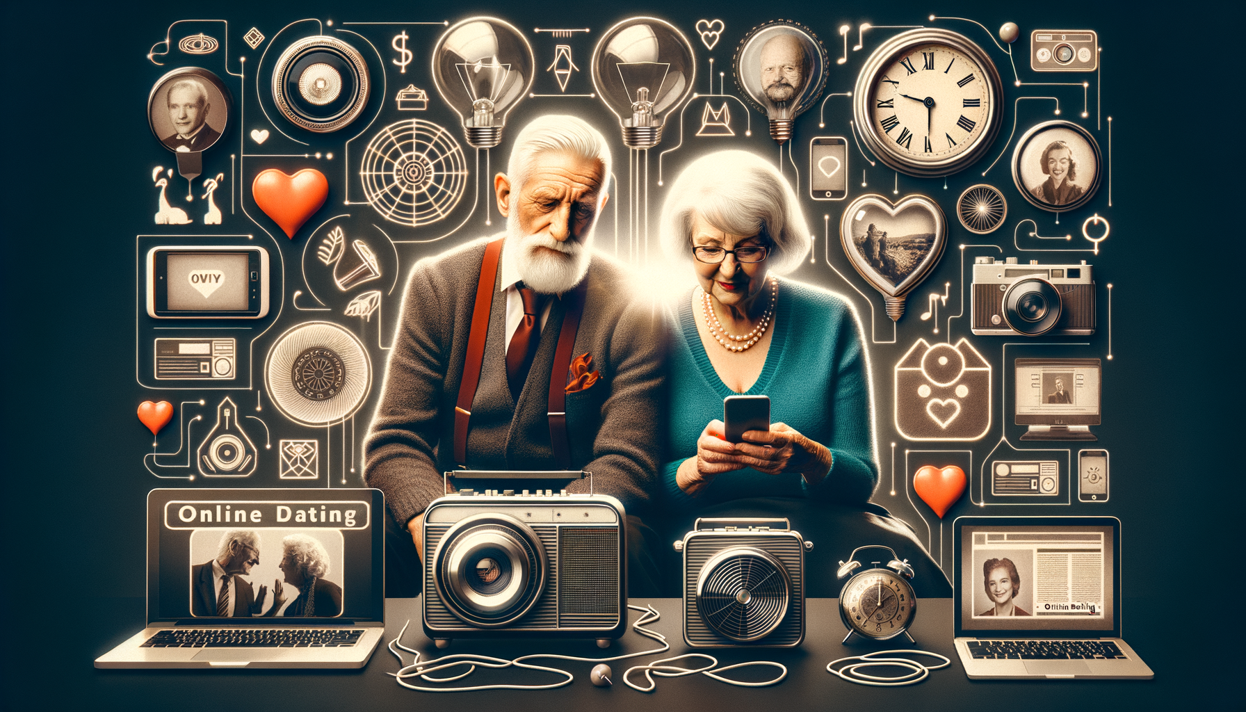 Why is online dating popular among seniors?