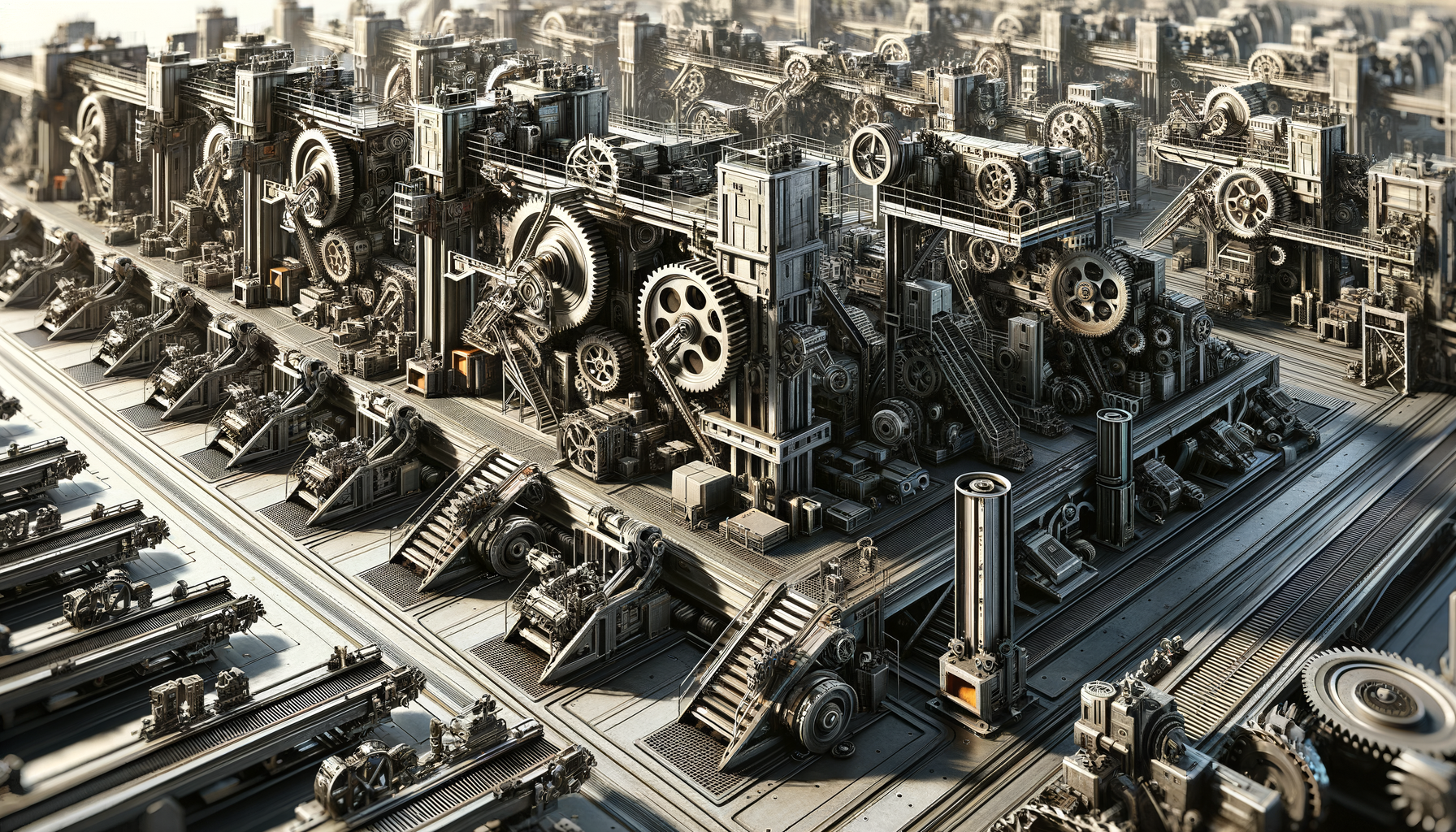Industrial Machines: Supporting Heavy Work with Precision