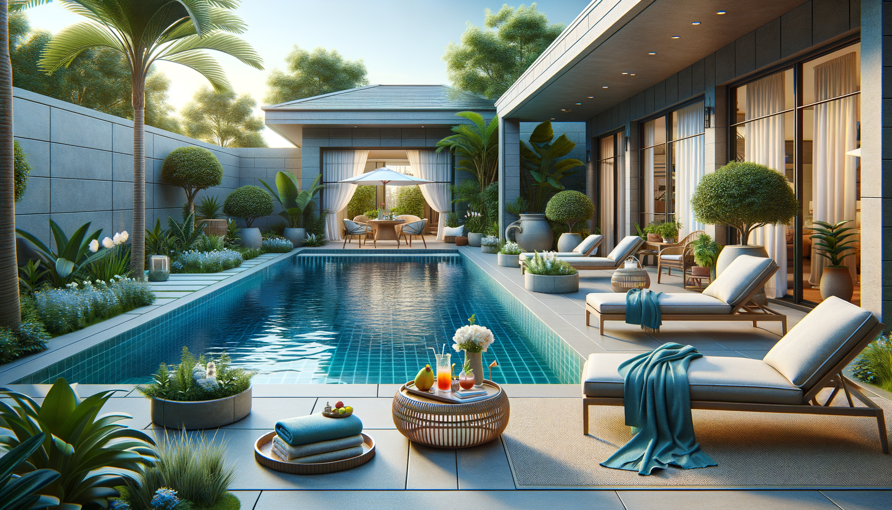 Creating a Relaxing Pool Area for Your Home