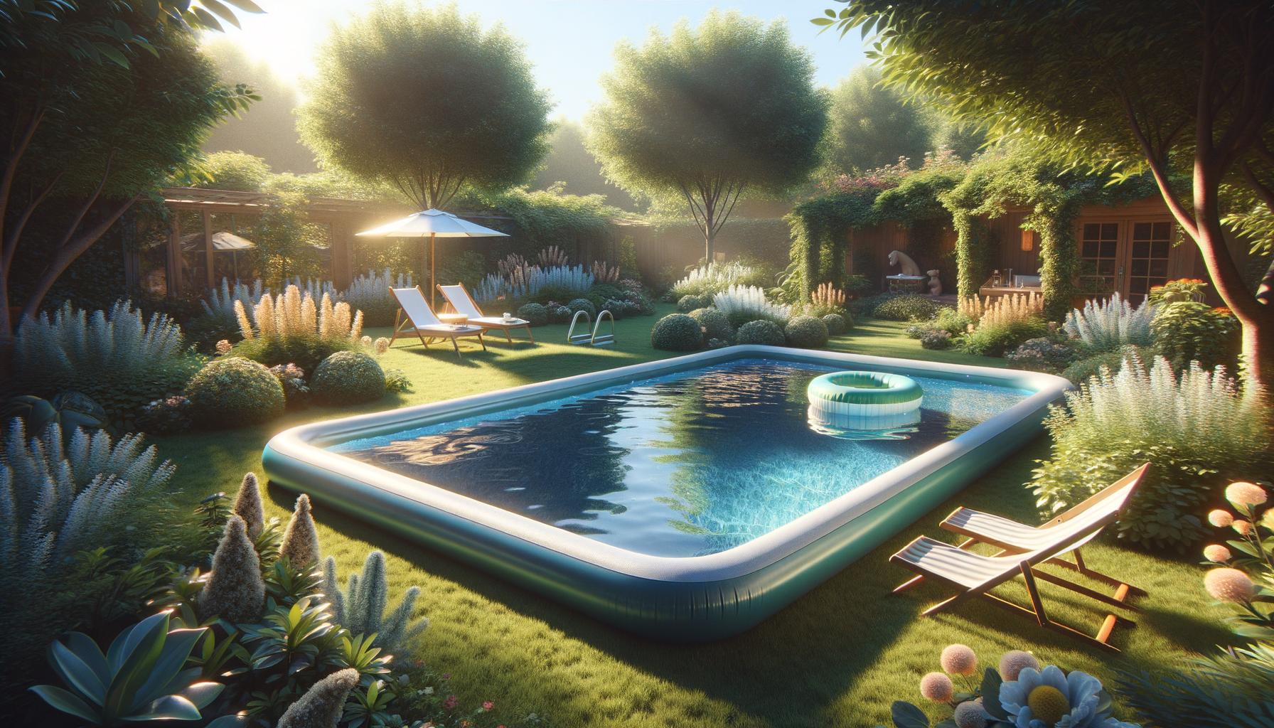 Create a Backyard Oasis with an Inflatable Pool!