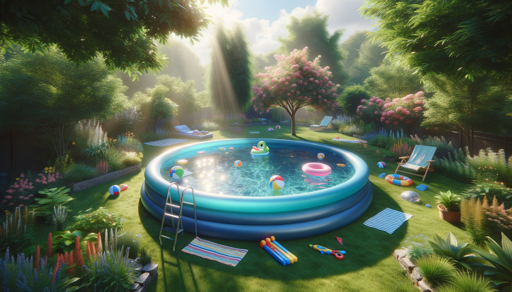 Inflatable pools offer an easy and affordable way to enjoy water fun in your backyard. They’re quick to set up and come in vario