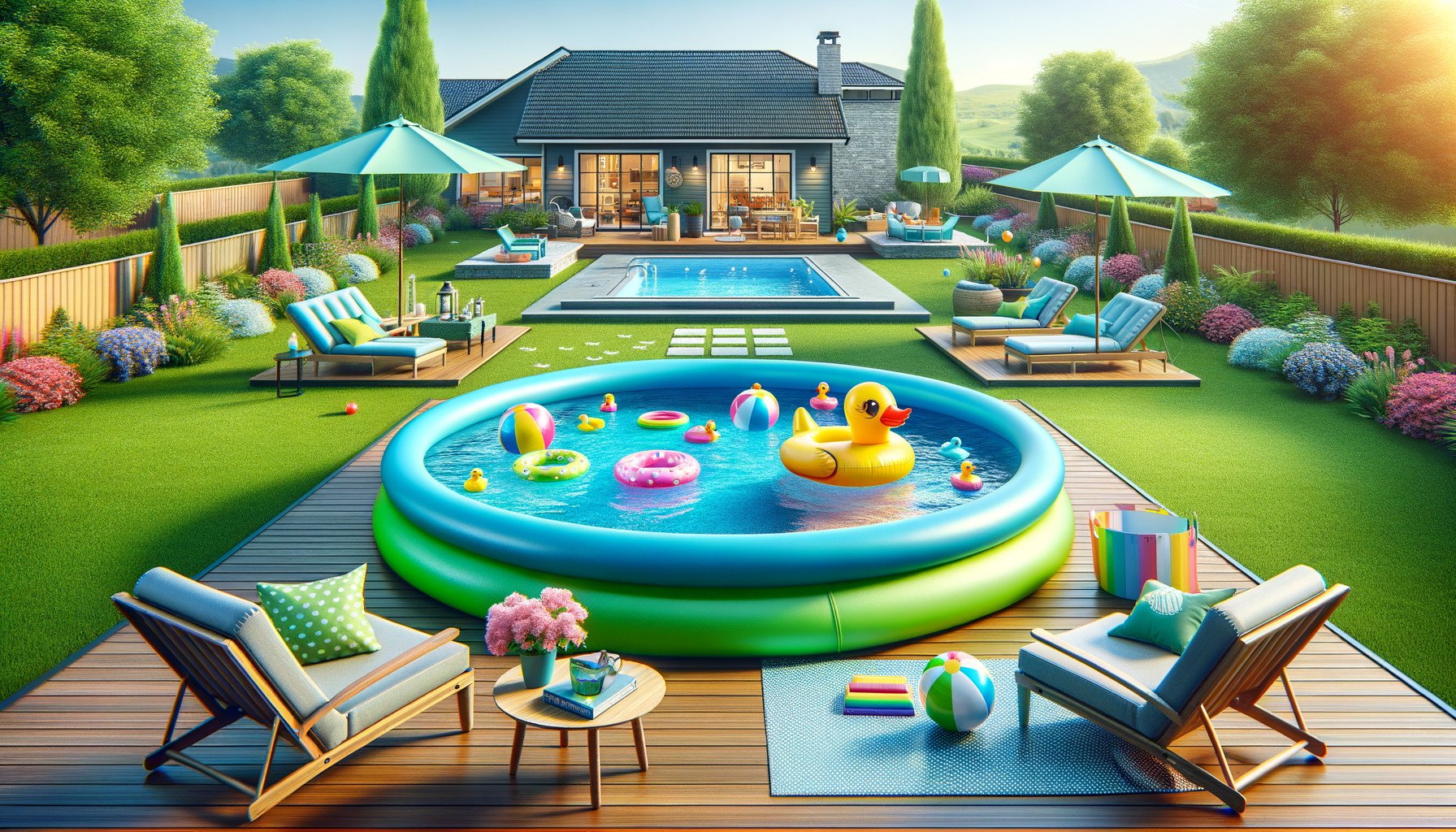 Disfruta del verano con piscinas inflables fáciles de instalar