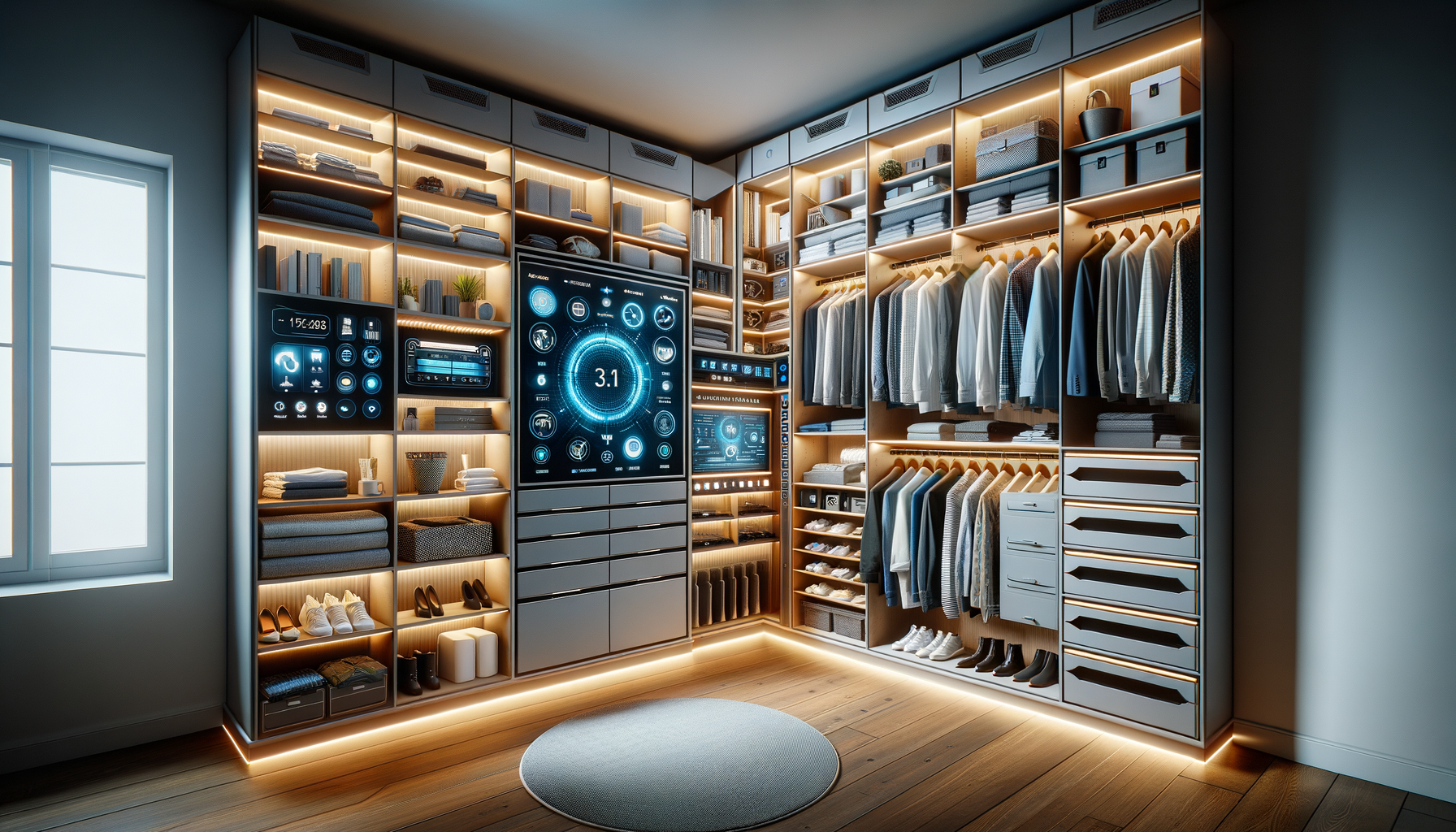 Smart Closets: Die Zukunft der Organisation zu Hause