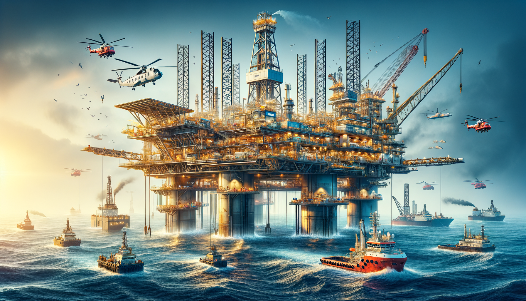 Explorez l’aventure des carrières sur plateformes pétrolières et leurs exigences dynamiques